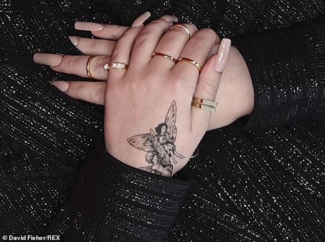 billie eilish hand Tattoo