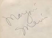 marjorie main signature