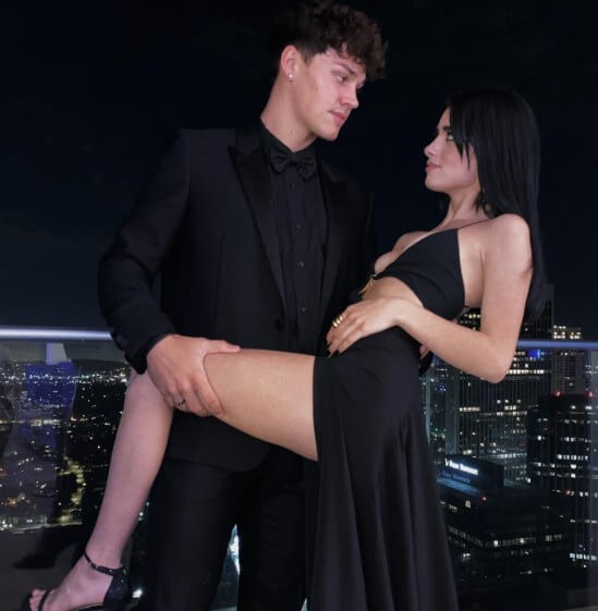 Dixie D’Amelio with her boyfriend Noah Beck