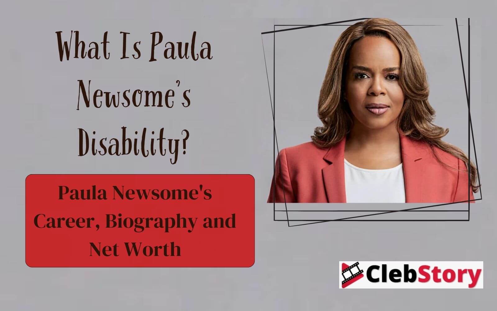 What Is Paula Newsomes Disability Paula Newsomes Career Biography and Net Worth